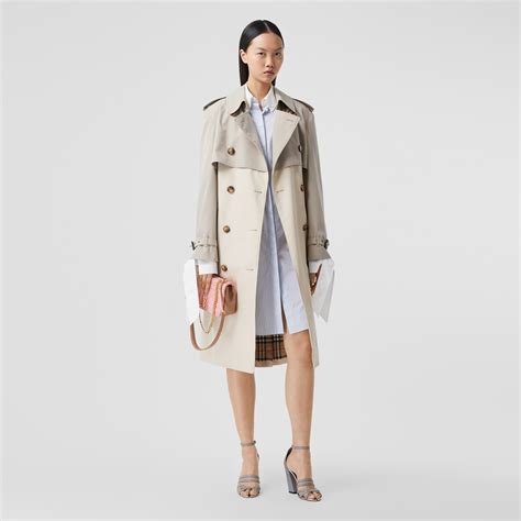 burberry two-tone reconstructed trench coat|burberry trench coat outlets.